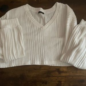 Long sleeve “oversized” SHEIN cropped shirt